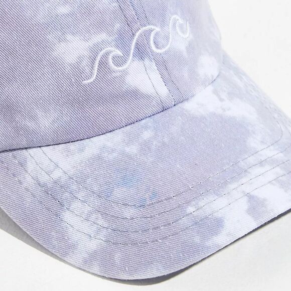 NWT Blue Revival Blue Wave Tie-Dye Baseball Hat - Picture 2 of 13